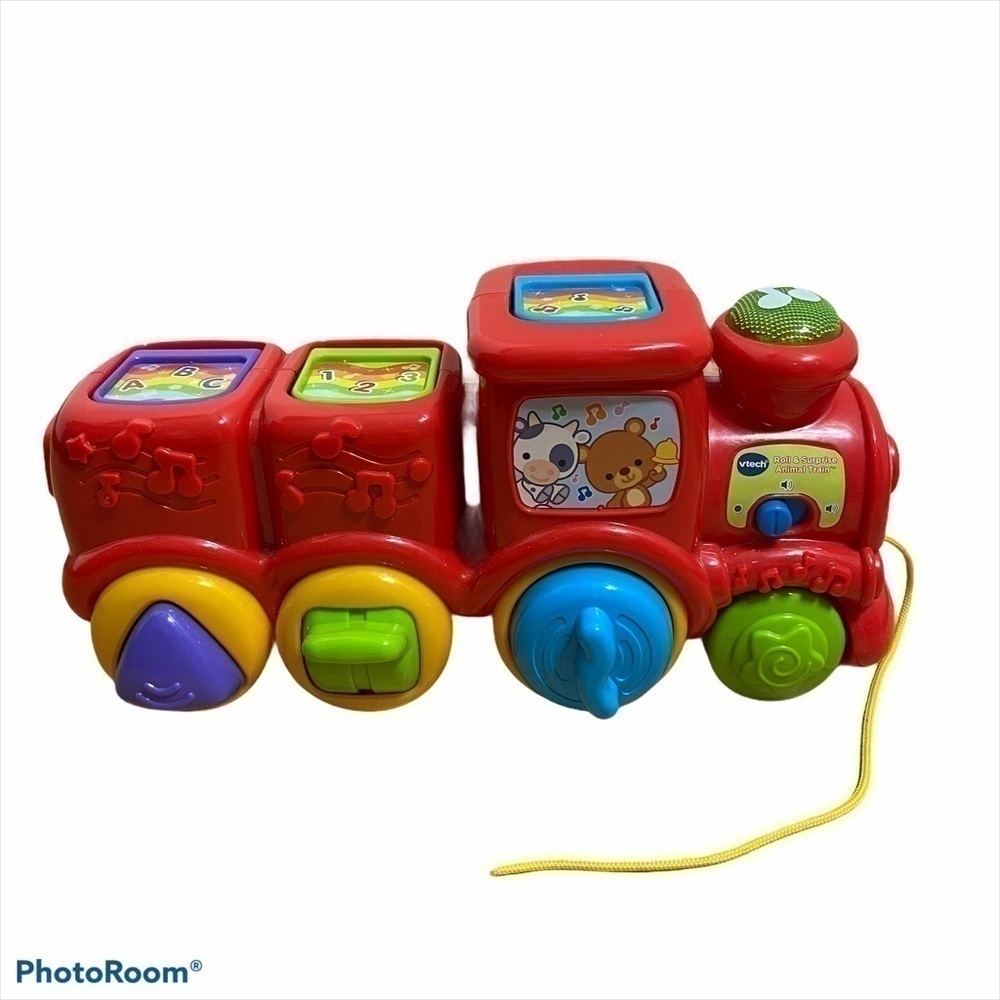 V-tech Roll & Surprise Animal Train Pop Up Music